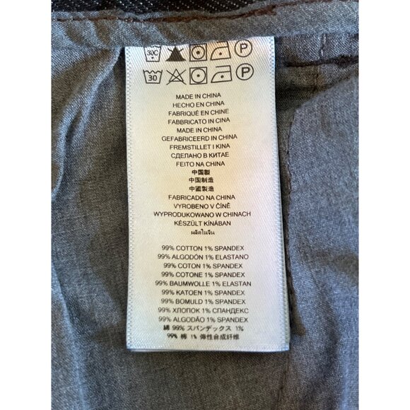 Michael Kors Mens 34" X 32" Tailored Fit Dark Blue Denim Jeans High Waist - Picture 5 of 6